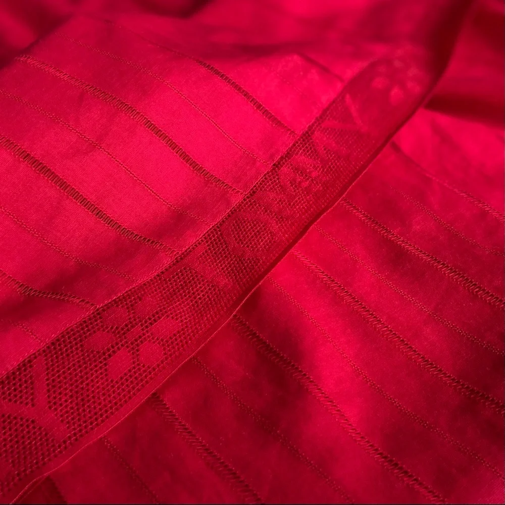 💋 Tommy Hilfiger, Vintage Kiss Me Crimson Midi Dress - Picture 7 of 11